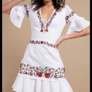Saylor Jayne Embroidered Dress